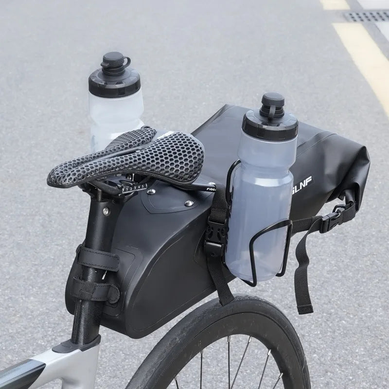 Bicycle Tail Bag Stabilizer Holder Fixed Holder Cycling Large Tail Bag Double Water Bottle Holder Conversion Seat Anti-shake MegaBDM