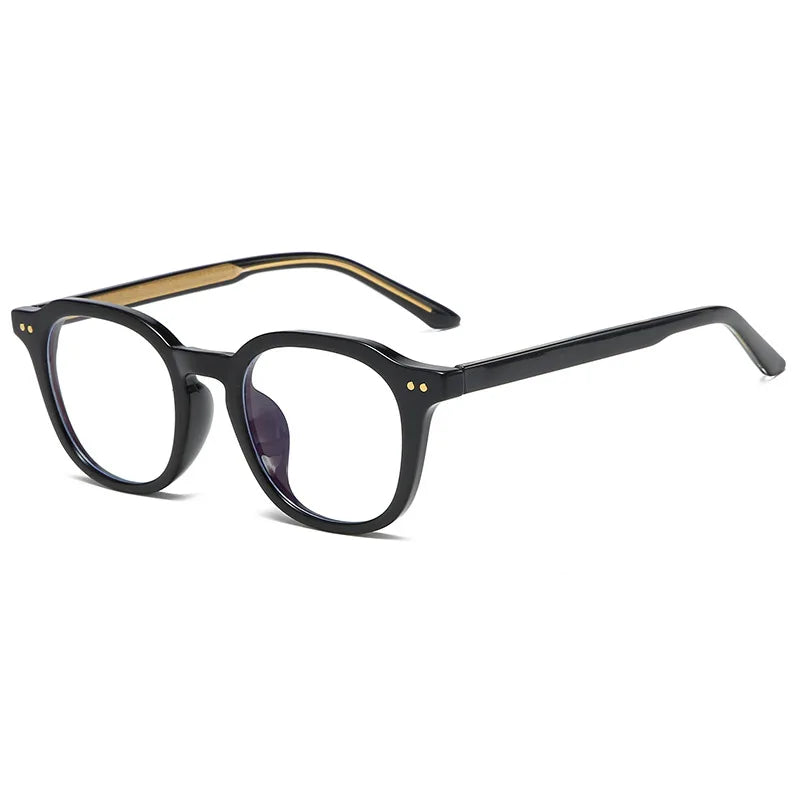 2022 Unisex Anti Blue Light Blocking Thick Glasses Transparent Square Vintage Ultra Light Tr90 Optical Spectacle Frames