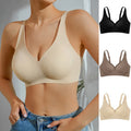 Free Samples Comfort Wirefree Full Coverage Seamless Bra With Embedded Pad for Women