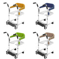 Innovative Back Opening Transfer Chair Moving Machine Commode Chair Toilet Wheel Chair Splitting Design Nursing