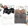 Berserk Ladies Fashion Solid Color Camisole GYM Women Bras Tank Top