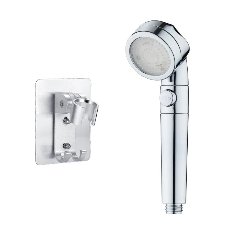 High Pressure Handheld Showerhead ABS Hand Shower Filter Head Set with Shower Hose and Holder for Home Apartment