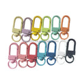 Factory Supply Good Quality 13 Colors Mini Metal Bag Keychains