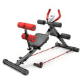 ZHOYA Home Fitness Foldable Sit Bench Abdominal Trainer Foam ABS Steel Construction Women Decline Abdominal Exercise Living Room
