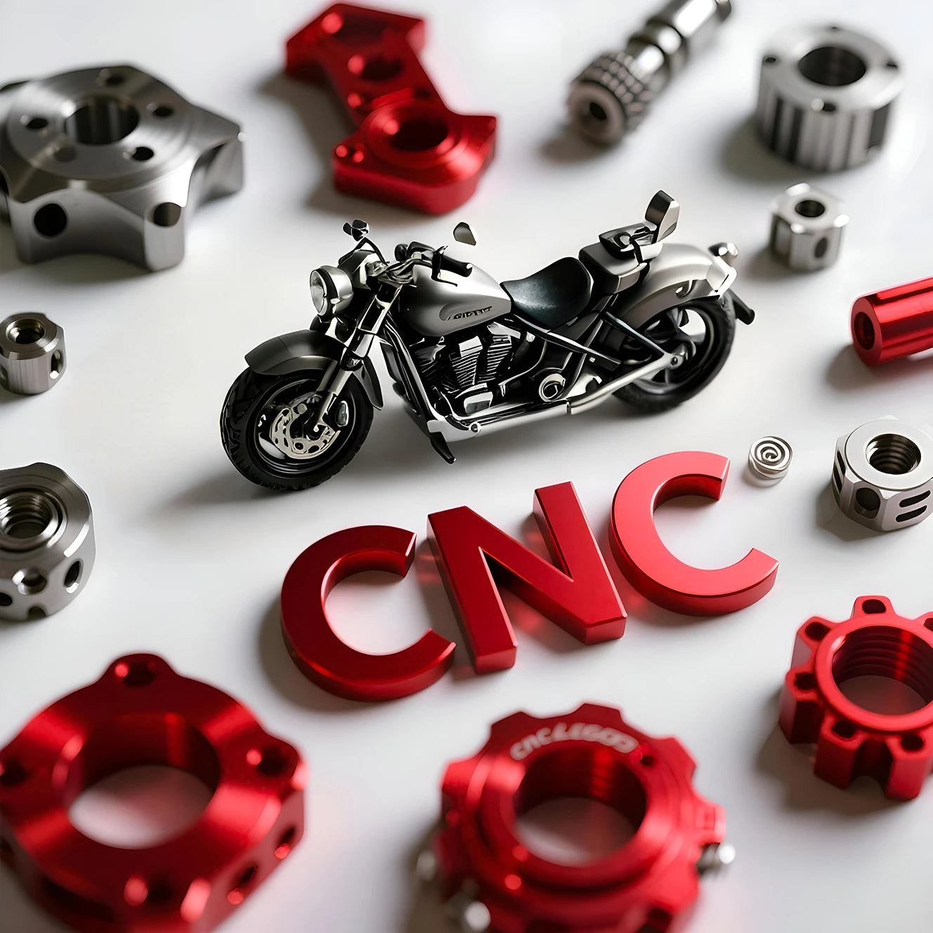 Precision CNC Machining Motorcycle Accessories - Custom Aluminum & Stainless Steel Parts CNC Lathe & Milling Services