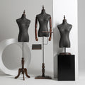 Suede Woman Upper Part Form Model Mannequin