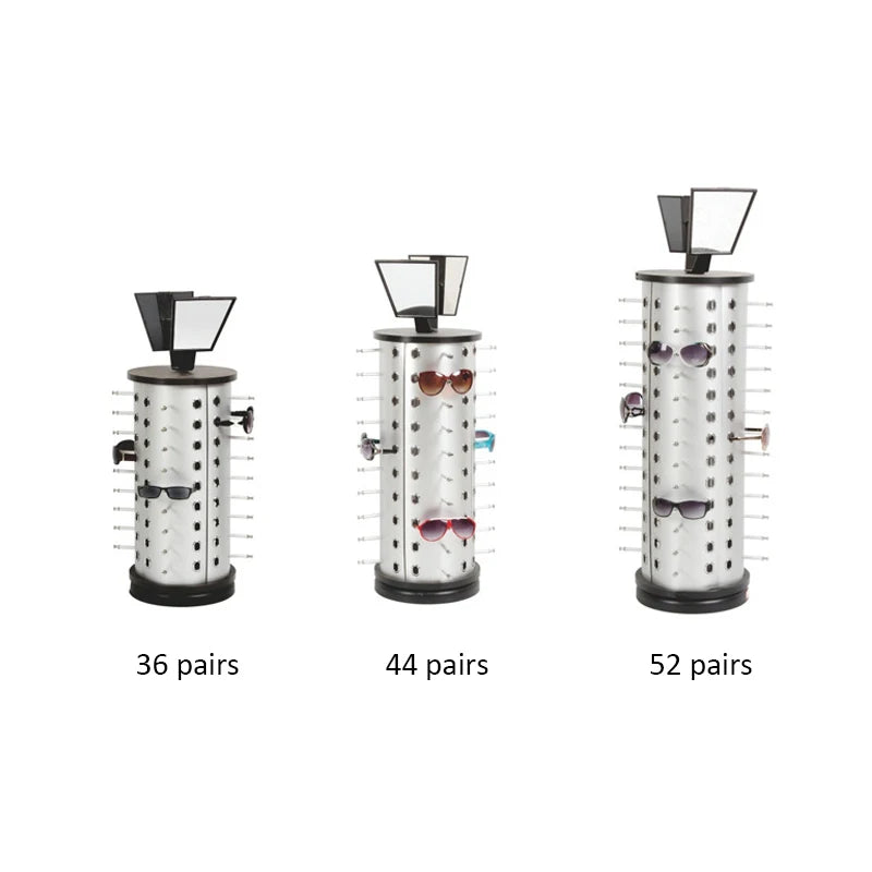 Glasses Store Retail Mobile Phone Sunglasses Accessories Spinner Toys Jewelry Tools Wooden Rotating Display Stand
