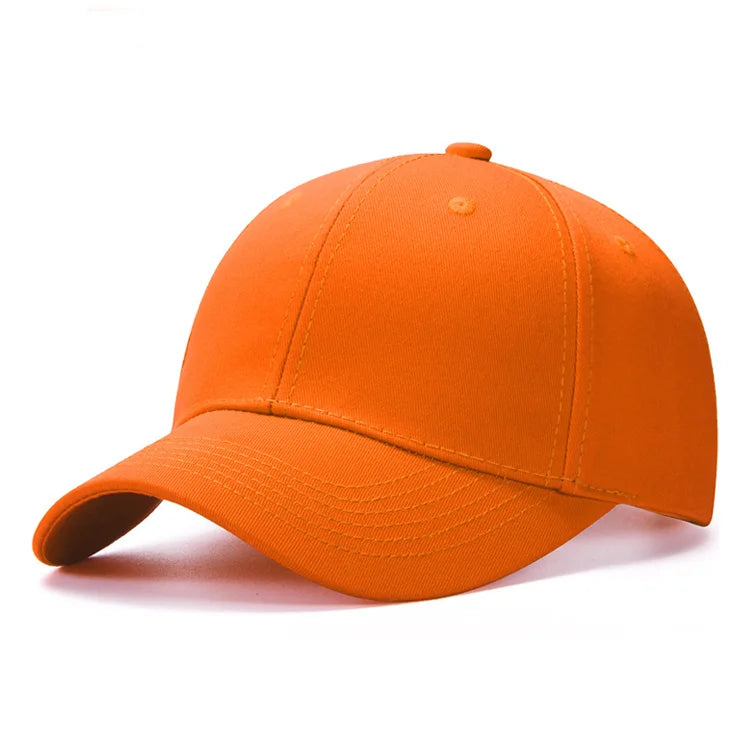 6 Panels Closed Back Blank Women's Baseball Caps Custom Embroidery Hats Unisex Baseball Sport Cap