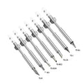 TS Soldering Iron Tip Chisel Shape Soldering Iron Tip Single Flat for Soldering Station Welding Tips for SQ-001/SQ-D60