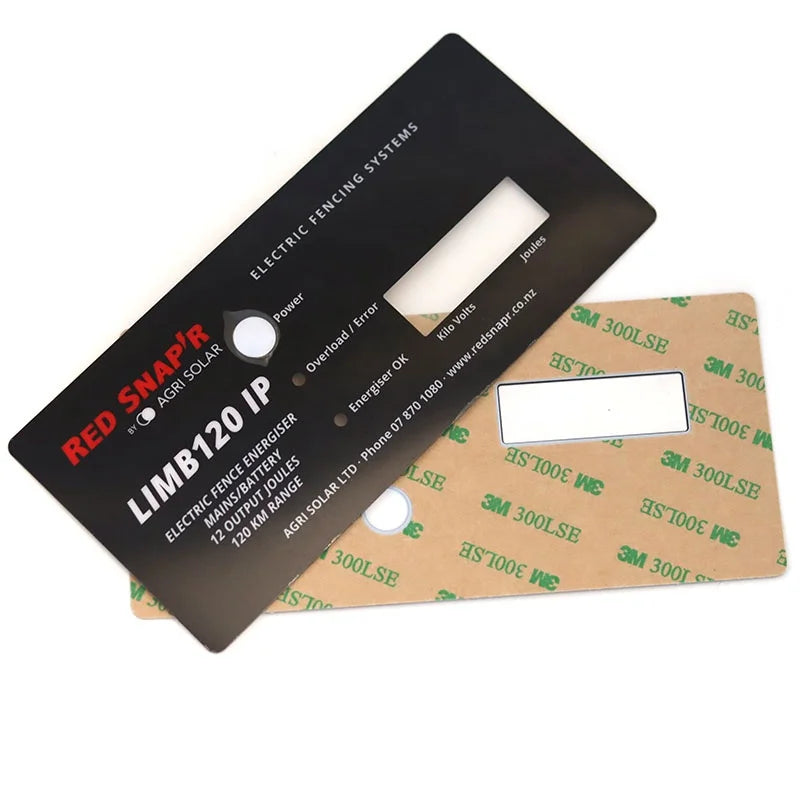 Custom Self-Adhesive Control Panel Label Sticker Strongly Adhered Backing Stickers for Remote Control Buttons Computers Cameras