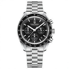 1701 Version 3 Luxury Quartz Chronograph Watches for Men VK63 Stainless Steel Sport 100m Waterproof Wristwatches