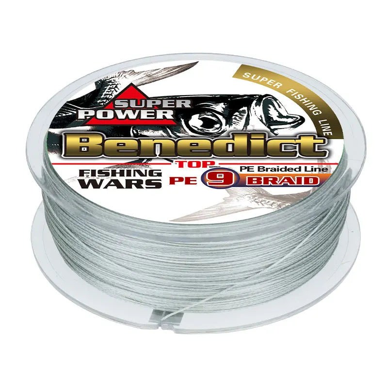 Multifilament 100M 9 Strands Braided Wire PE Fishing Line Super Strong Floating Line Lure Rock Ocean Beach Lake River Fishing