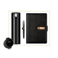 Luxury Business Gift Set A5 Notebook Metal Pen Vacuum Flask with Digital Temperature Display in an Attractive Gift Box