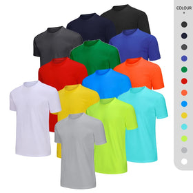 Wholesale Price Custom Printing Mult-colors 100% Polyester Mens Gym Shirts