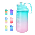 Eco-Friendly Big Capacity Motivational Travel Water Bottles Time Marker Custom Logo Bpa Free for CE Certified Modern