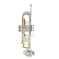 Musical Instrument Saxophone Two Color Silver Plating Bb Trumpet