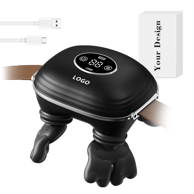 Portable Cordless Massager Neck Cervical Traction Massager Device Wireless Heated Neck Stretcher for Pain Relief