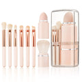 OEM ODM Customizable Travel Makeup Brush Set 8-Piece Mini Powder Beauty Sponge Blender Foundation Eyeshadow & Concealer for Face