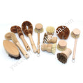 All Natural Bamboo Bottle Bowl Vegetable Kitchen Potato Pan Pot Dish Brush with Eco Friendly