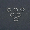 304 Stainless Steel Split Rings Double Loops Jump Rings Stainless Steel Color Diameter 15mm Single Round O Type Corrosion Ring