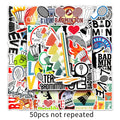 Vi- Factory Wholesale 50pcs Die Cut  Badminton  Cartoon Sports Stickers Pack for Kids Skateboard Suitcase Phone Laptop