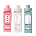 700ml/900ml Plastic Travel Tea Juice Milk Portable Cute Shaker Drink Bottle