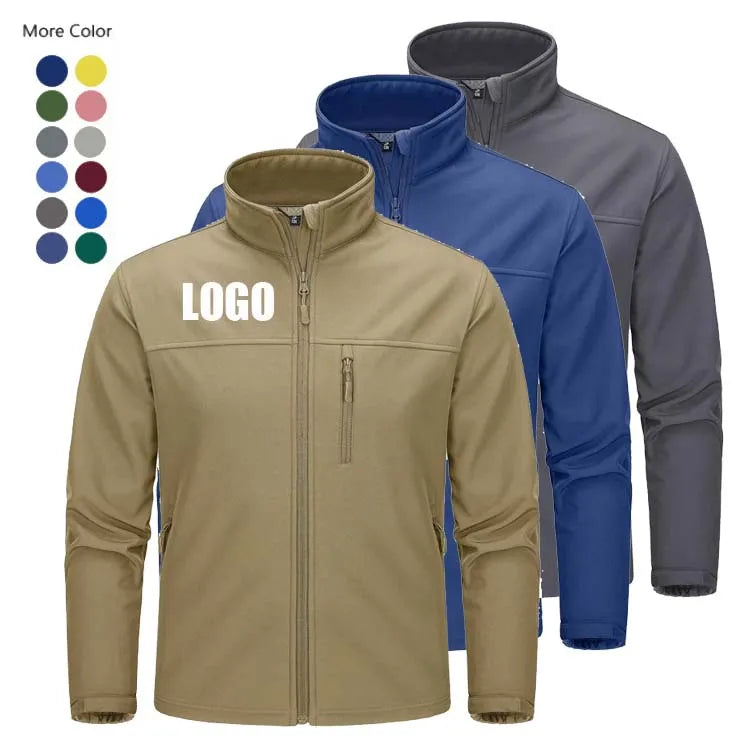 Custom logo Wholesale Mens Jackets 2024 Softshell Jacket with logo Sports Customizable Ski Jacket Men