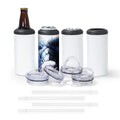 US Warehouse 4 in 1 Can Cooler 16oz  Wholesale Take Away Sublimation Blank Stainless Steel Beer Drinks Can Cooler 25pcs/ctn