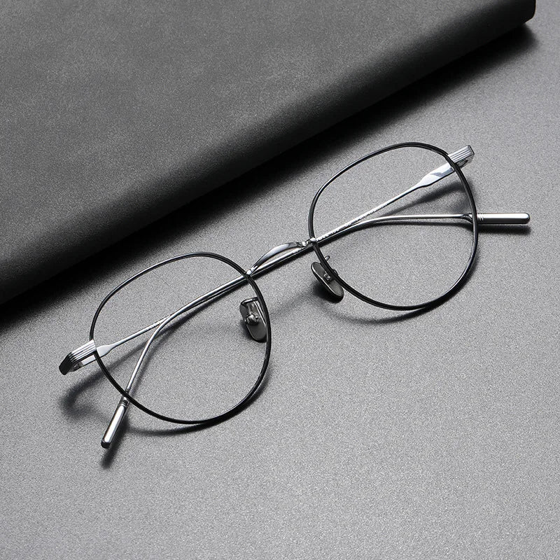 Best Sale Factory Supply Pure Titanium Frames Eyewear Frame Optical Glasses in Stock CS80807