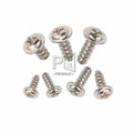 Cross Round Head with Cushion Self-tapping Screw Nickel Plated with Flat Tail Screw 1.7/2.0/2.3/2.6/3.0