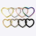 Deepeel BF828 40mm/29mm Handbag Hardware Accessories Dog Clasp Heart-Shaped Key Ring Bag Strap Hook Buckle