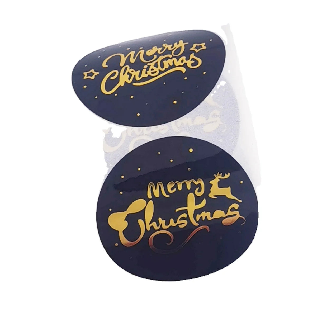 Custom Rose Gold Packaging Bag Poly Bubble Printed Mailers Thank You Stickers for Christmas
