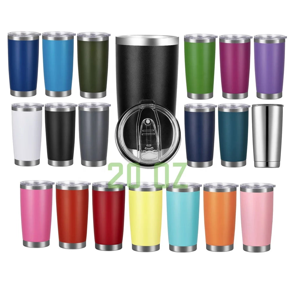 2025 Hot Sale Shopify Popular Trend Travel Double Wall Tumbler 20oz 30oz Stainless Steel Vacuum Insulated Wholesale Beer Tumbler