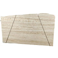 Unfilled or Polished Travertine Unpolished Slabs Customized for Interior Wall Cladding Tiles