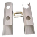 Anti-UV PVC Material PVC Pipe NFT Channel Hydroponic Growing System Vertical Hydroponics System