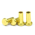 High Quality Brass Cone Head Semi Tubular Rivet Customizable Factory Manufacturing