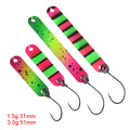 HISTOLURE 3g 1.5g Single Hook Hard Bait Lures Perch Chub Salmon Trout Stick Metal Spoon Fishing Lure