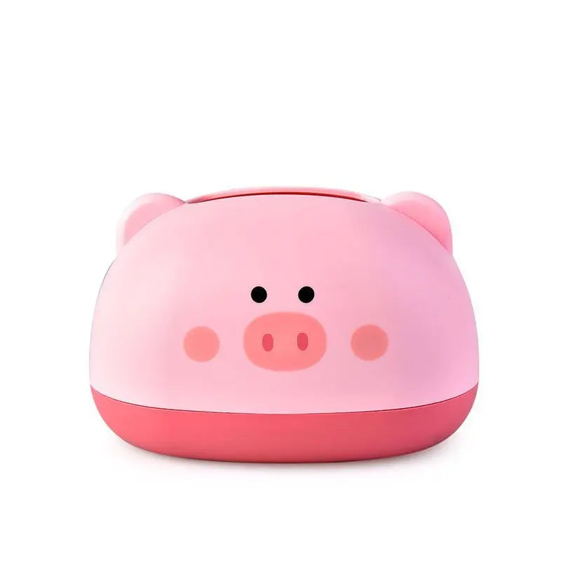 Animal Shaped Plastic Tissue Boxes for Tabletop Napkin Holder Cute Cartoon Tissue Paper Box