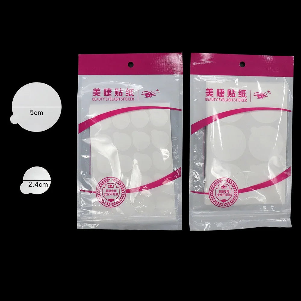 Wholesale Grafted Eyelash Glue Film Sticker Drop Glue Water Jade Crystal Glue Sticker Gasket