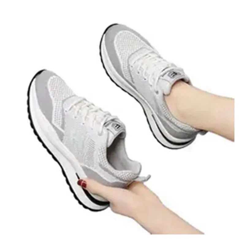 Hongyan Widely Used Superior Quality Lace up Stylish Women'S Autumn Sneakers