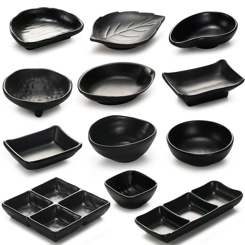 Japanese Korean Melamine Soy Sauce Plastic Dip the Disc Sauce Dish Bowl