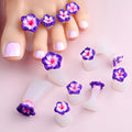 8pcs/Lot Soft Silicone Toe Separator Foot Finger Divider Form Manicure Pedicure Care Nail Tool Flower Pearl Nail Toe Separators