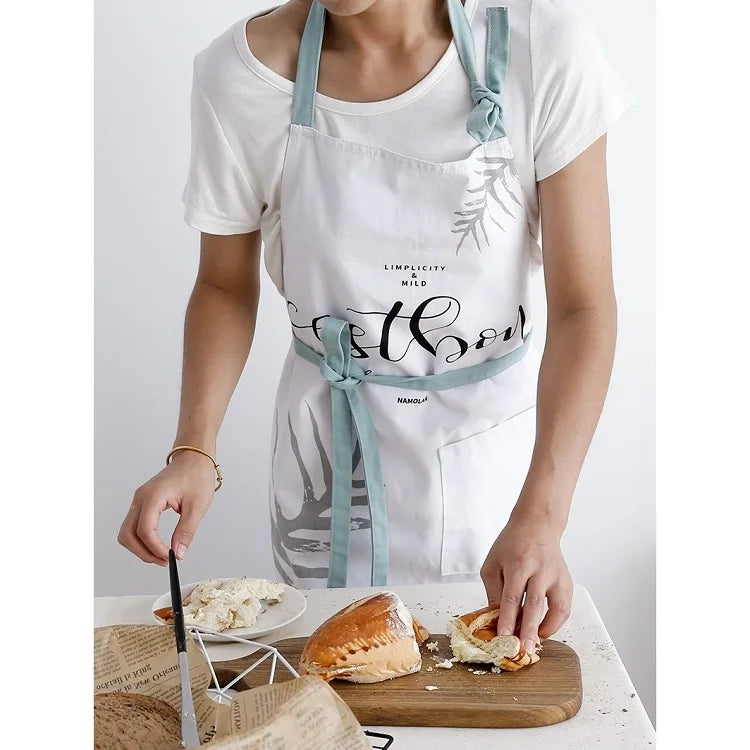 Wholesale Cotton Canvas Apron Grilling Chef Waist Apron Cooking Kitchen Apron