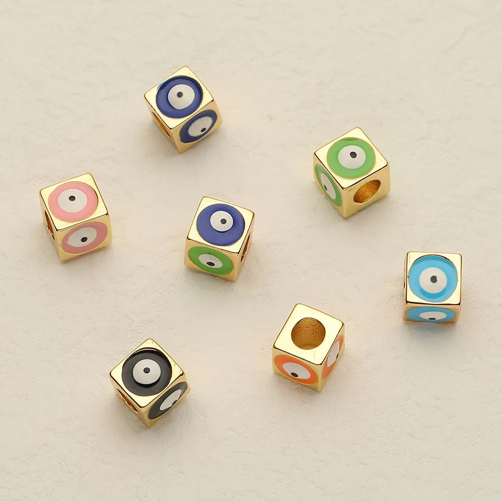 Wholesale DIY Blue Eyes Jewelry Bracelet Necklace Accessories Oil Drop Blue Eyes Bracelet Jewelry Accessories