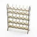 Detachable Wooden Thread Holder 50 Spools Sewing Embroidery Thread Rack Organizer Wall Hanging Cones Stand Shelf Tool