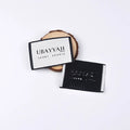 Custom Logo Size Brand Name Damask Woven Label Stain High Density Labels for Clothing