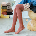 Wholesale Winter Thick Over the Knee Long Stock Women Plain Warm Terry Thigh High Socks