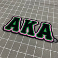 Custom Luxury Chenille Patch Embroidered Iron-On Logo Design Letter Applique for Clothing