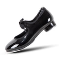EU US in Stock PU Leather Patent Leather Tan Tap Shoe Lace up with Sound Board for Girls and Boys (Toddler/Little Kid/Big Kid)