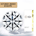 IGI  Certificate 1ct DVS1 DVVS2  DVVS1  Wholesale Lab Created  Diamond HPHT CVD Lab Grown Diamond